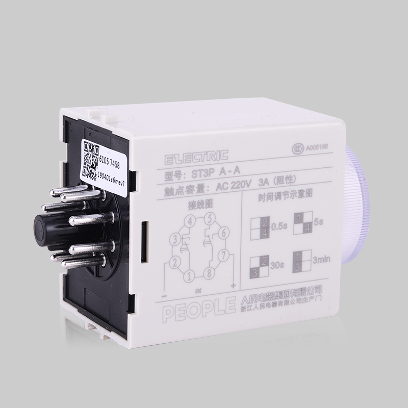 人民電器ST3P系列時(shí)間繼電器 