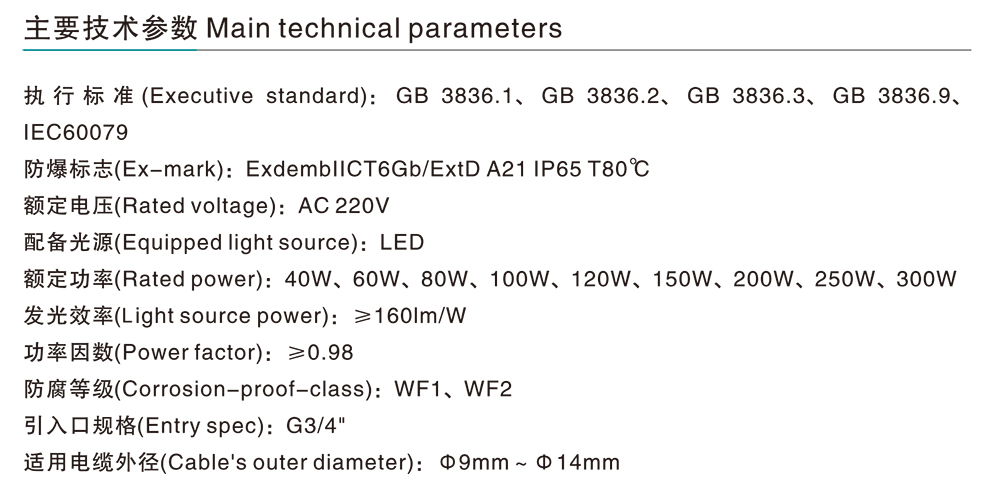 人民電器RDB98-P防爆免維護(hù)節(jié)能燈(LED) 