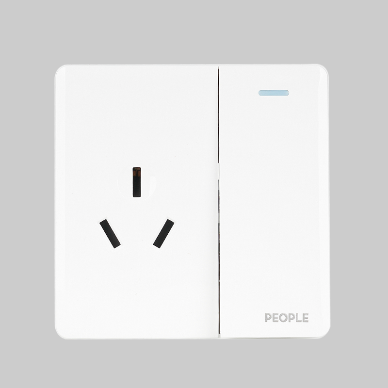 人民電器，人民電器集團，人民電器集團有限公司，中國人民電器，?聯(lián)帶三極16A插座(RM6)