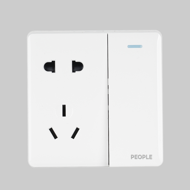 人民電器，人民電器集團，人民電器集團有限公司，中國人民電器，?聯(lián)帶五孔插座(RM6)