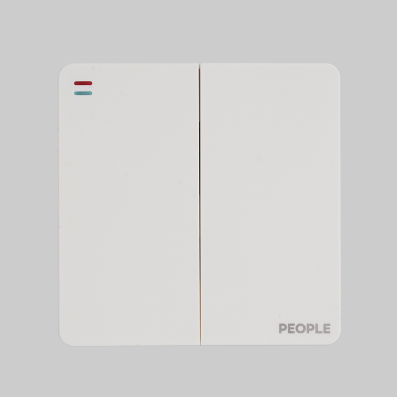 人民電器二聯(lián)433無線隨意貼開關(RZ-B86) 