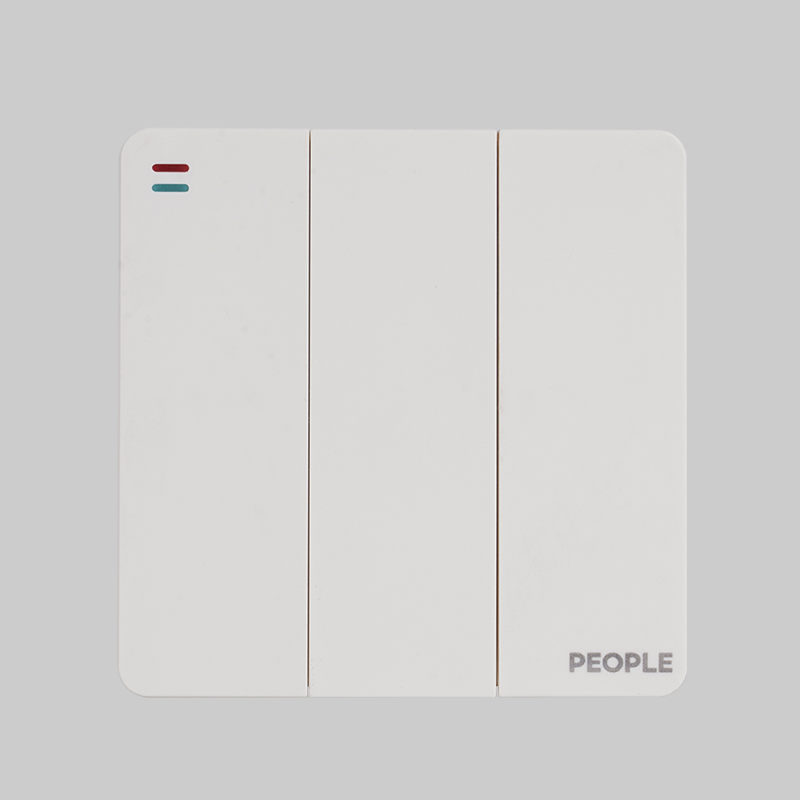 人民電器三聯(lián)433無(wú)線開(kāi)關(guān)(RZ-B86) 