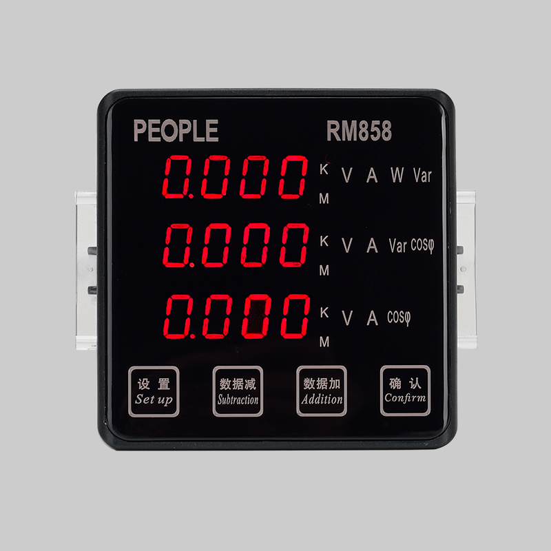 人民電器RD858E/RM858E-□S3多功能數(shù)顯表(LED顯示) 
