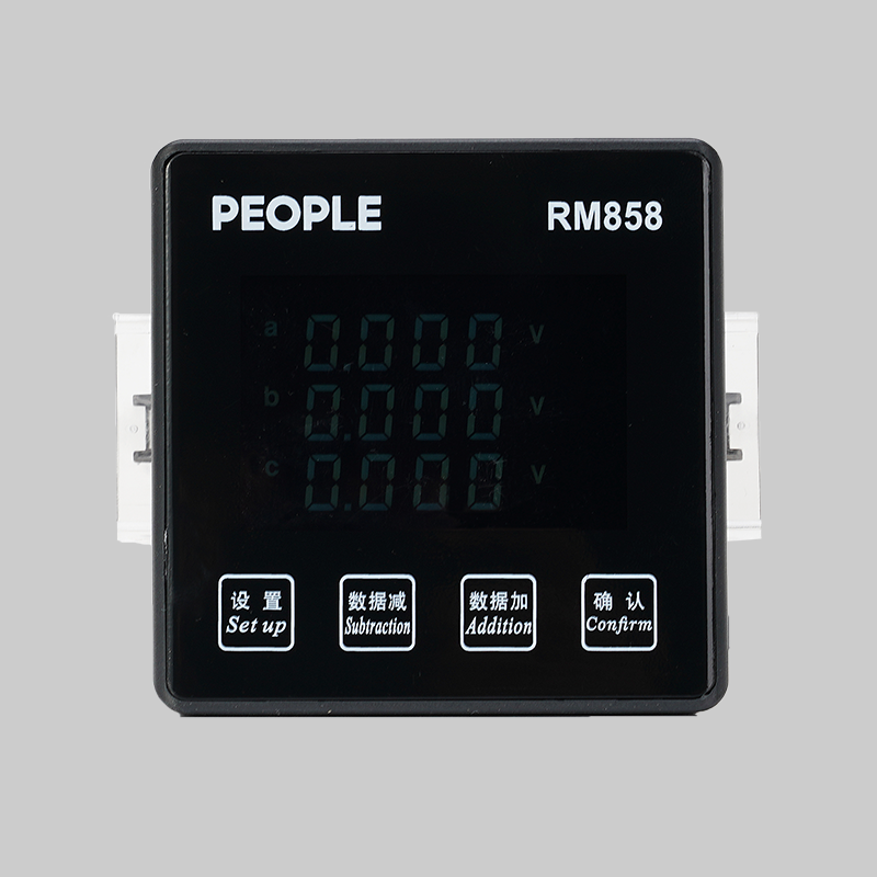 人民電器，人民電器集團(tuán)，人民電器集團(tuán)有限公司，中國人民電器，RD858E/RM858E-□SY3多功能數(shù)顯表(LCD顯示)