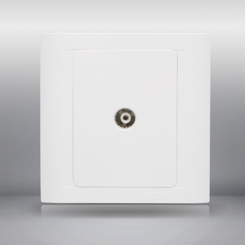 人民電器，人民電器集團(tuán)，人民電器集團(tuán)有限公司，中國(guó)人民電器，一聯(lián)電視插座(R86C)