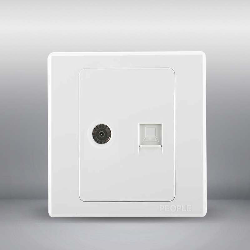 人民電器，人民電器集團(tuán)，人民電器集團(tuán)有限公司，中國(guó)人民電器，電視電腦插座(R86D)