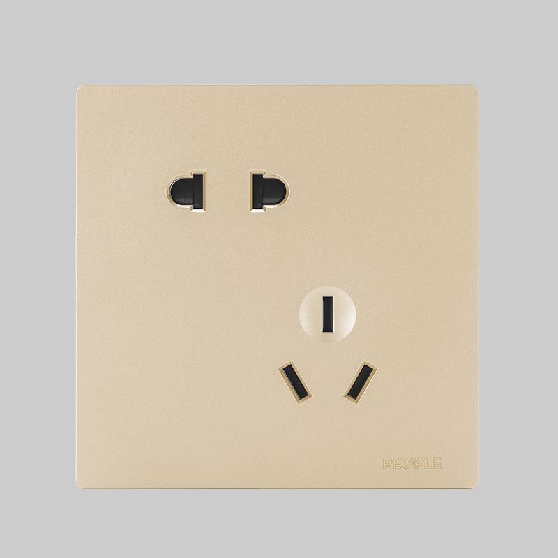 人民電器，人民電器集團(tuán)，人民電器集團(tuán)有限公司，中國(guó)人民電器，斜五孔插座(R86H5)